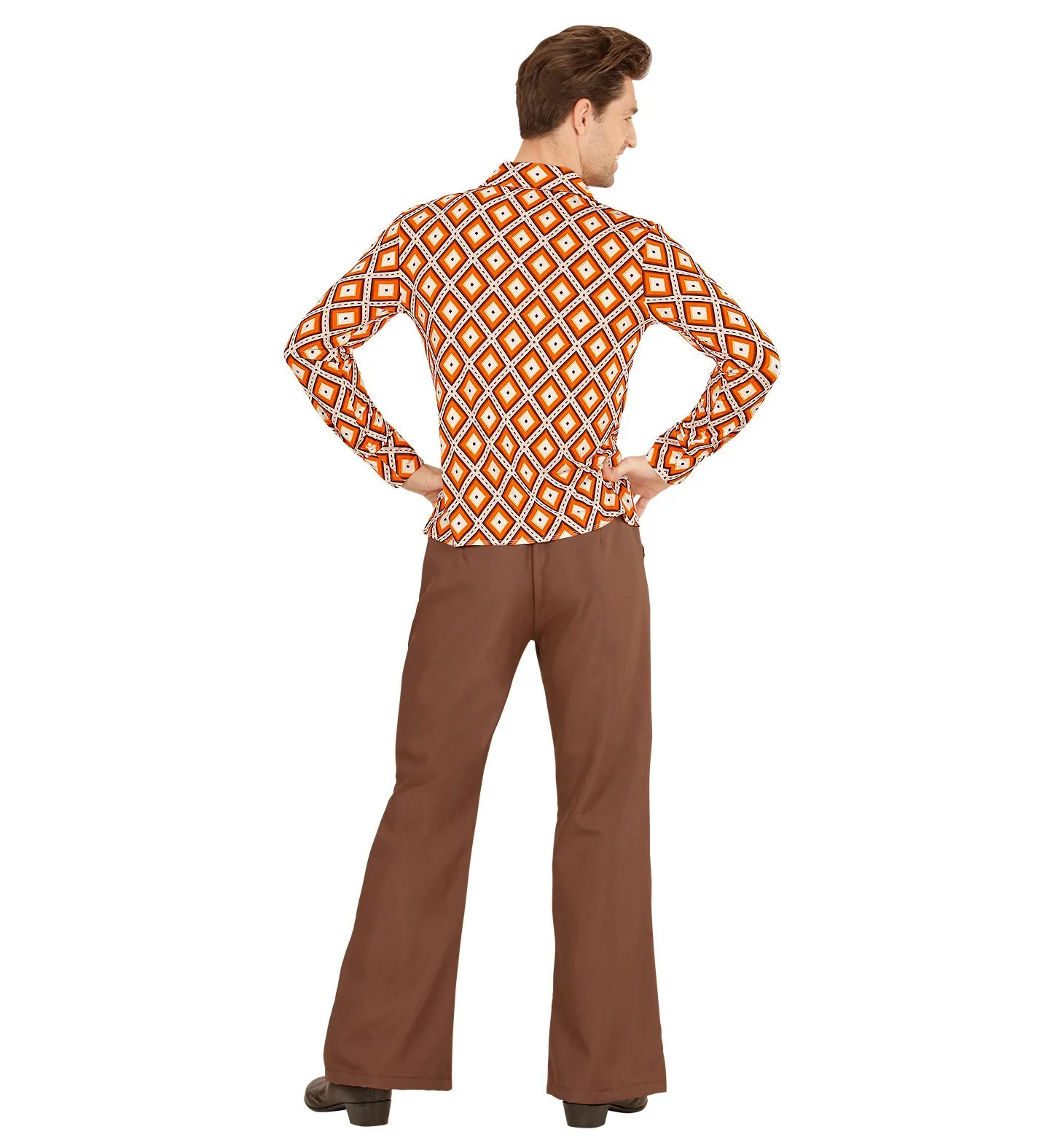 70's Groovy Shirt Rhombus Men's