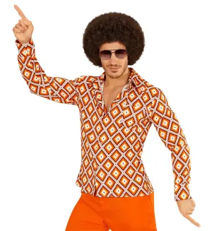 70's Groovy Shirt Rhombus Men's