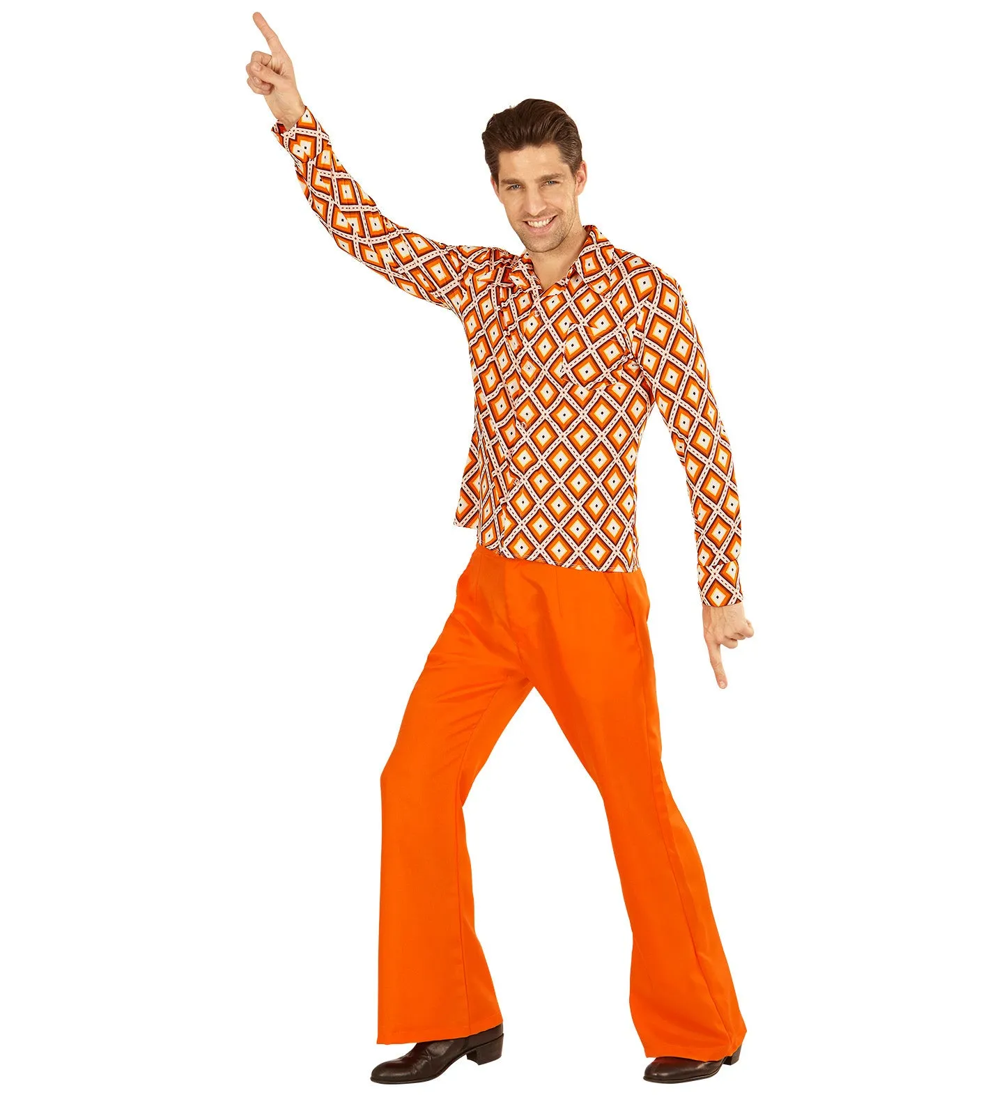 70's Groovy Shirt Rhombus Men's