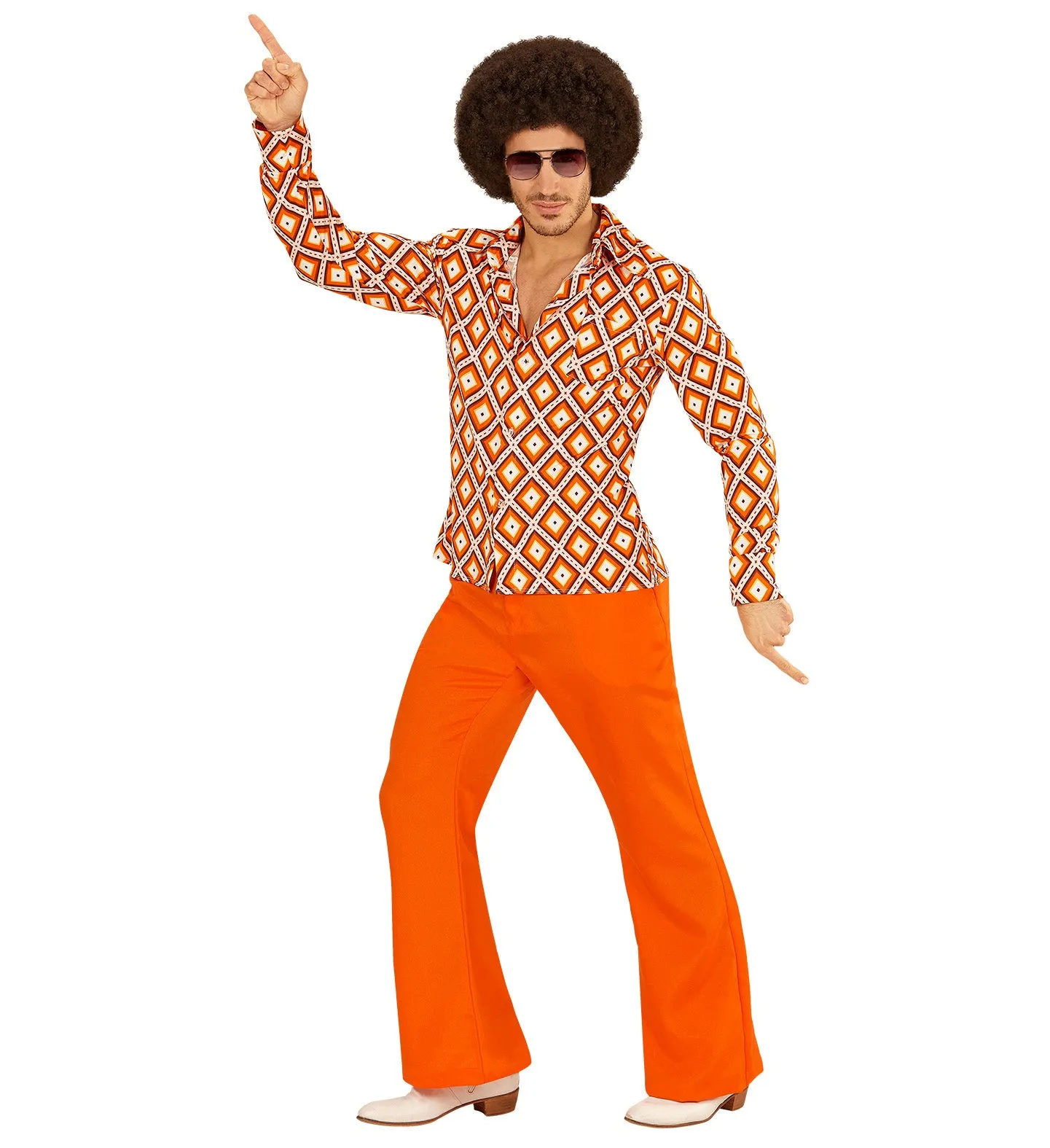 70's Groovy Shirt Rhombus Men's