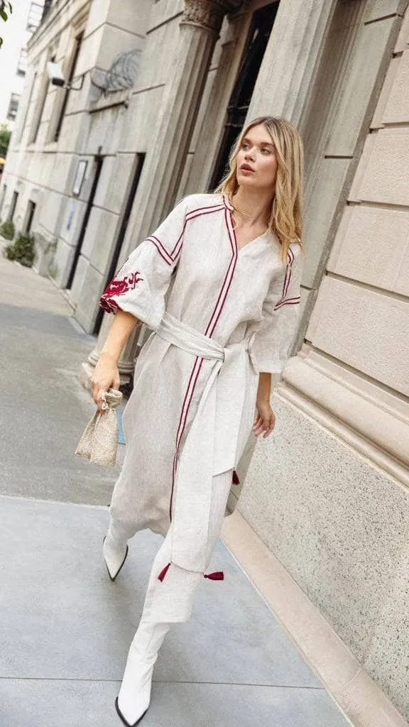 Ayana Dress Burgundy