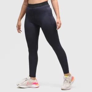 Knee Mesh Legging (Navy)
