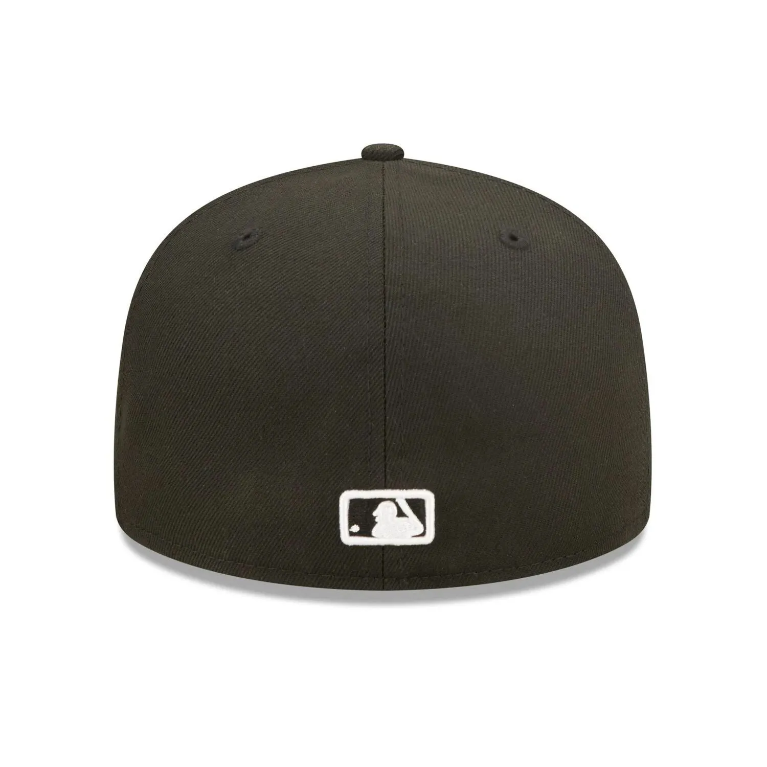 Men's New Era Black Chicago White Sox Team Logo Fitted Hat 59FIFTY