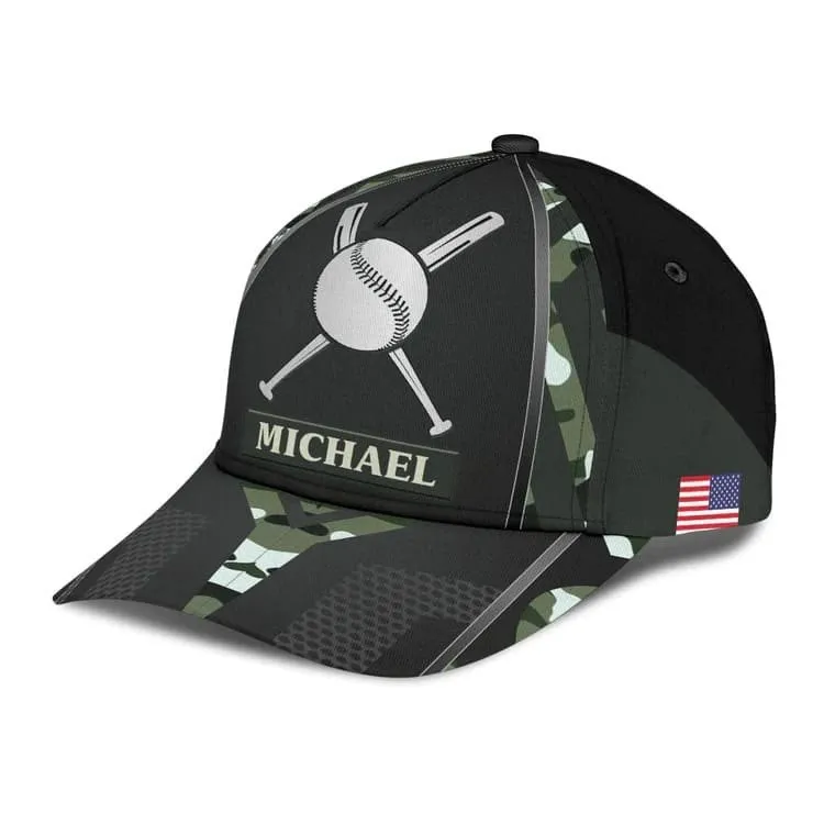 Personalized Baseball Classic Cap for Dad, Son, 3D Baseball Hat for Baseball Players Lovers