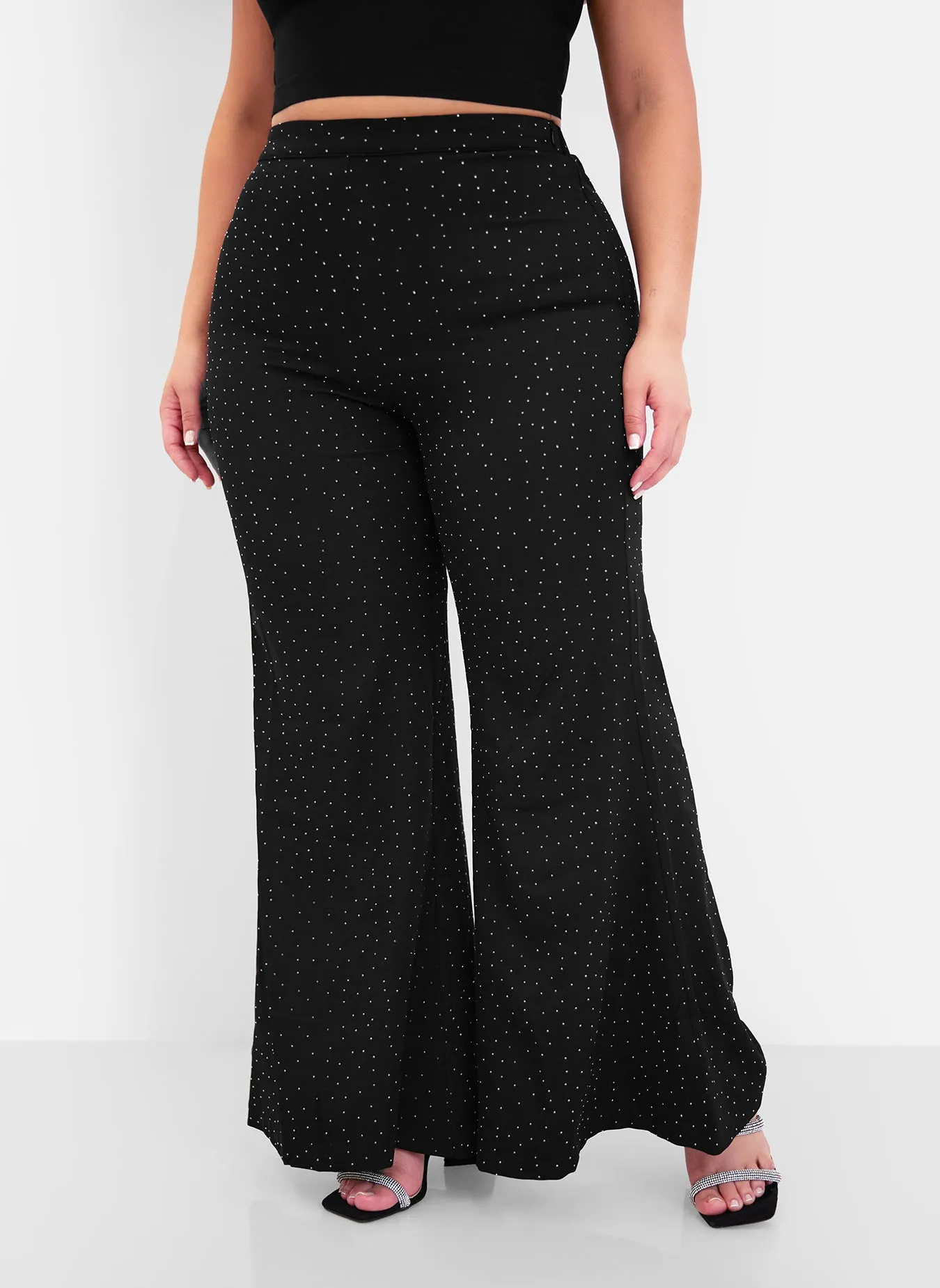 Sanaa Studded Bell Bottom Pants