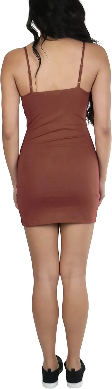 ToBeInStyle Women's Adjustable Spaghetti Strap Cami-Dress