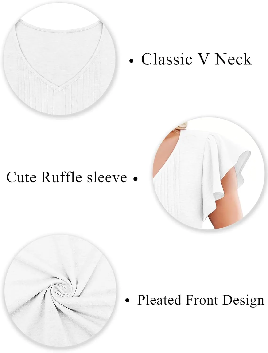 Womens Summer Tops 2025 Short Cap Sleeve Y2K Shirts Workout V Neck Tunics Trendy Basic Casual Business Women Blouse