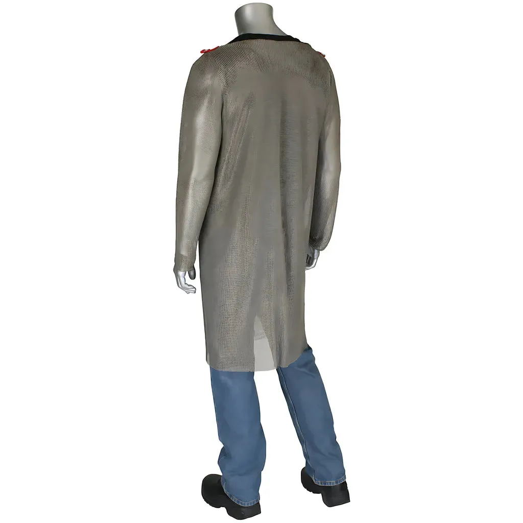 WPP USM-4301TI-M Titanium Wire Ring Mesh Full Body Tunic with Sleeves