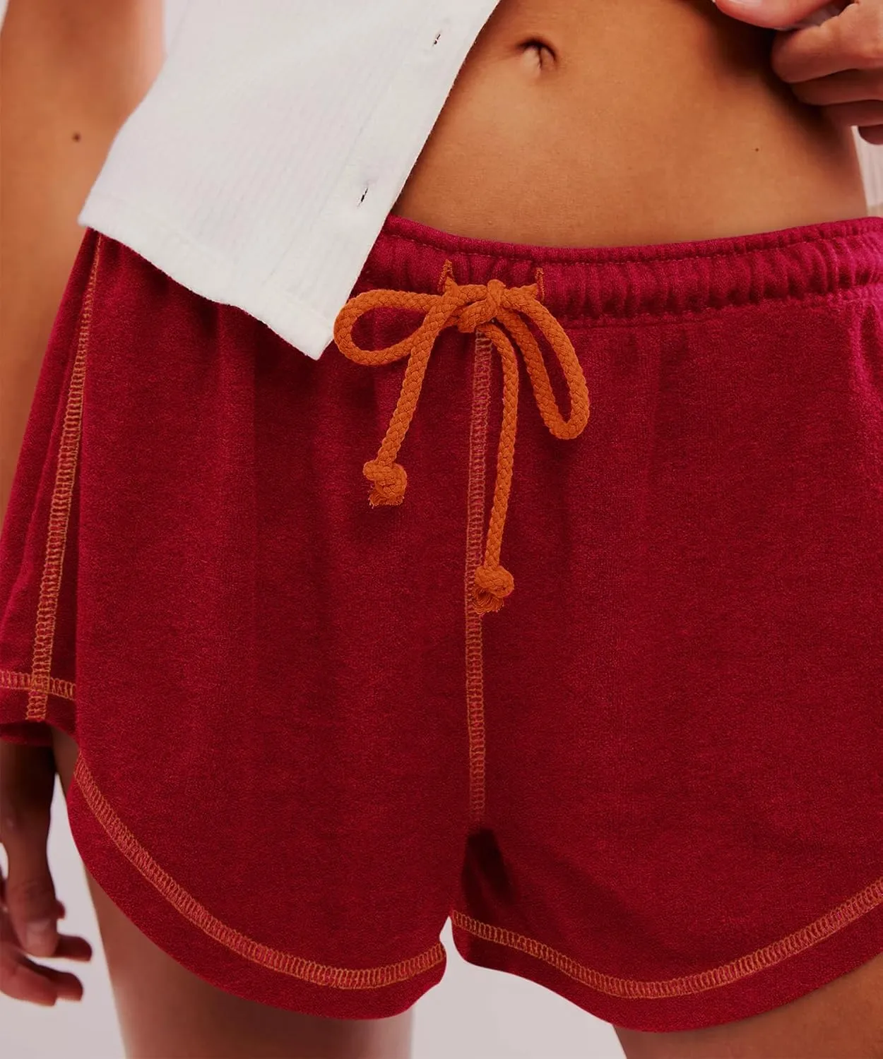Yousify Womens Casual Shorts Comfy Drawstring Elastic Waist Summer Beach Workout Lounge Shorts for Women
